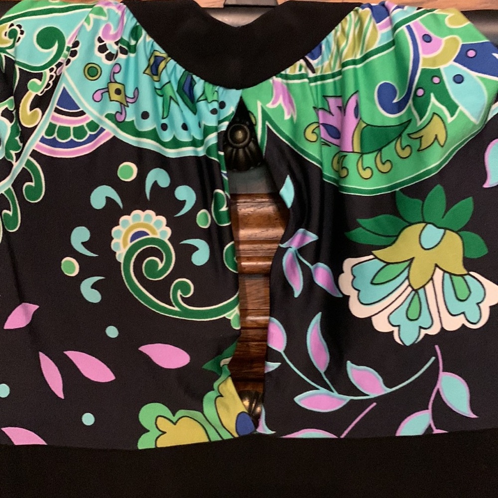 Mod Pattern Halter Dress Size Medium - Picture 2 of 5